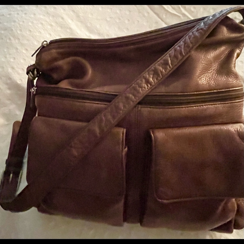Stone Mountain Brown Leather Bag